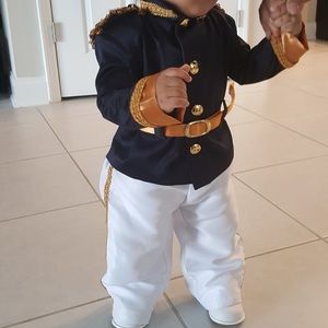 Beautiful Prince Charming suit for first birthday party baby boy. Costume boy